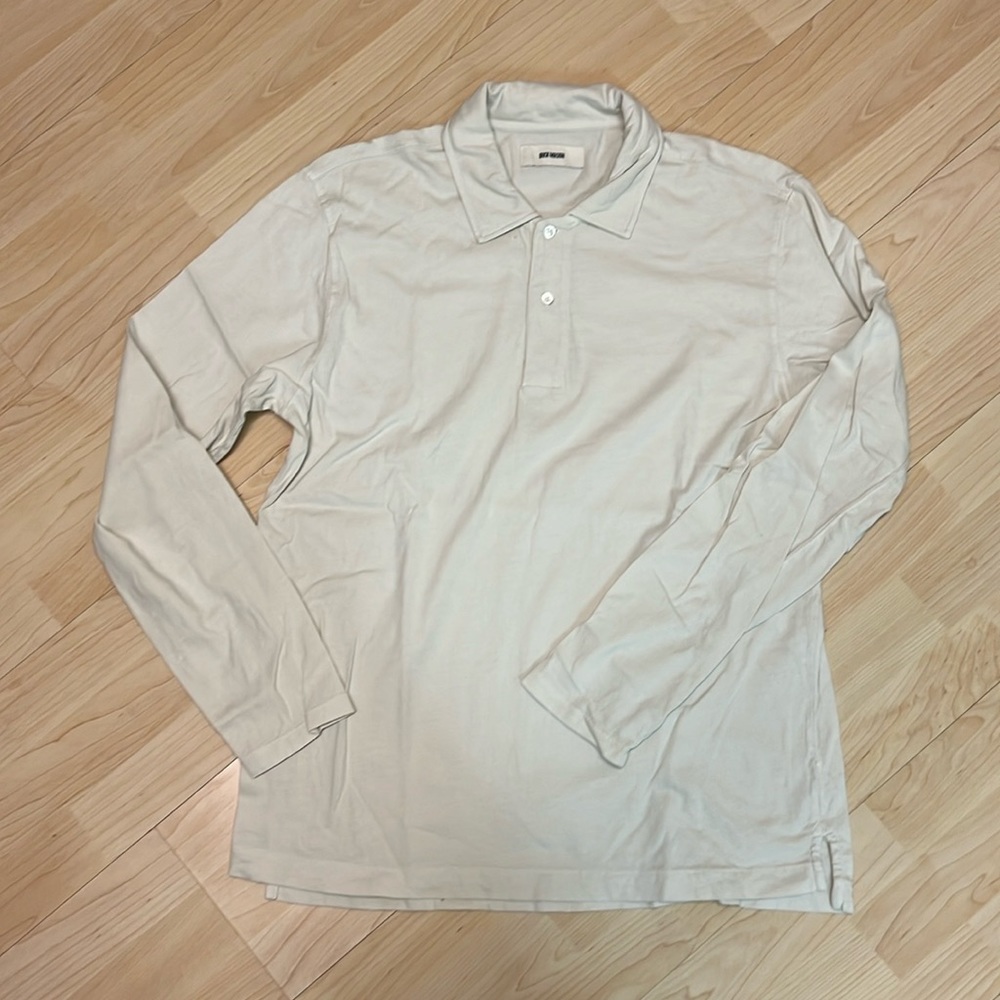 Buck Mason lightweight cotton polo men’s L. Never worn